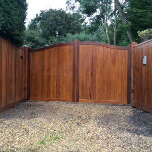 Iroko Electric gates Marlborough