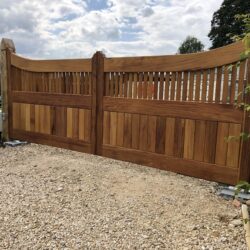 Wooden electric gates Hungerford