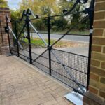Electric metal gate Newbury
