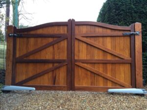 Aboveground gate automation